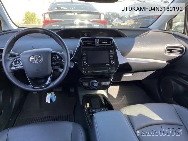 2022 Toyota Prius Xle VIN: JTDKAMFU4N3180192 Lot: 40917375