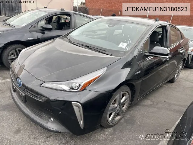 2022 Toyota Prius Xle VIN: JTDKAMFU1N3180523 Lot: 40917410