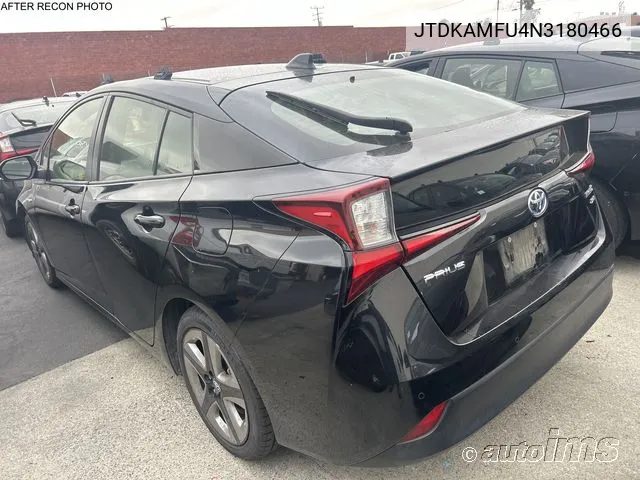 2022 Toyota Prius Xle VIN: JTDKAMFU4N3180466 Lot: 40917411