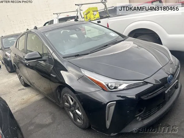 2022 Toyota Prius Xle VIN: JTDKAMFU4N3180466 Lot: 40917411