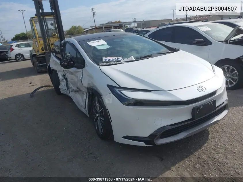 2023 Toyota Prius Xle Awd-E VIN: JTDADABU2P3004607 Lot: 39871958