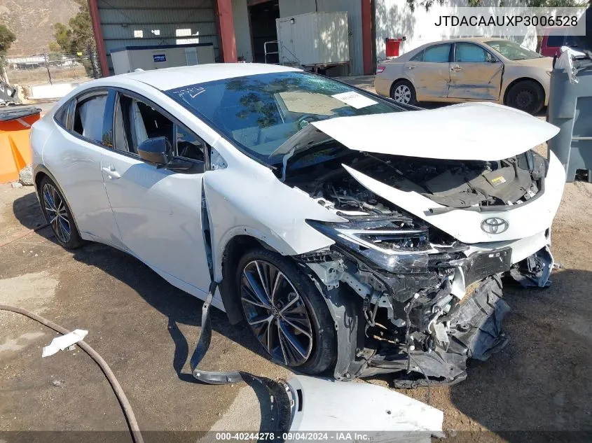 2023 Toyota Prius Le/Xle/Limited VIN: JTDACAAUXP3006528 Lot: 40244278