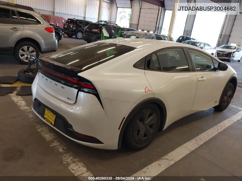 2023 Toyota Prius Le Awd-E VIN: JTDADABU5P3004682 Lot: 40260330