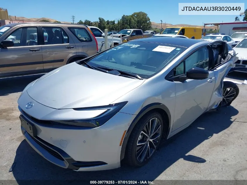 JTDACAAU3R3020449 2024 Toyota Prius Limited