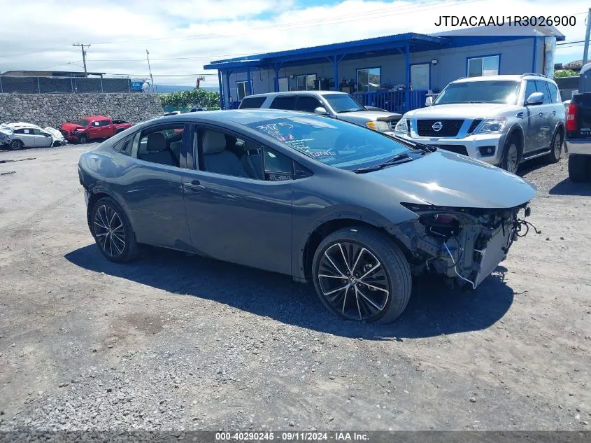 2024 Toyota Prius Xle VIN: JTDACAAU1R3026900 Lot: 40290245