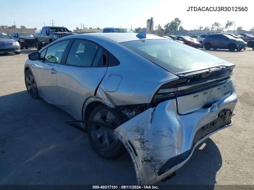 JTDACACU3R3012560 2024 Toyota Prius Prime Se