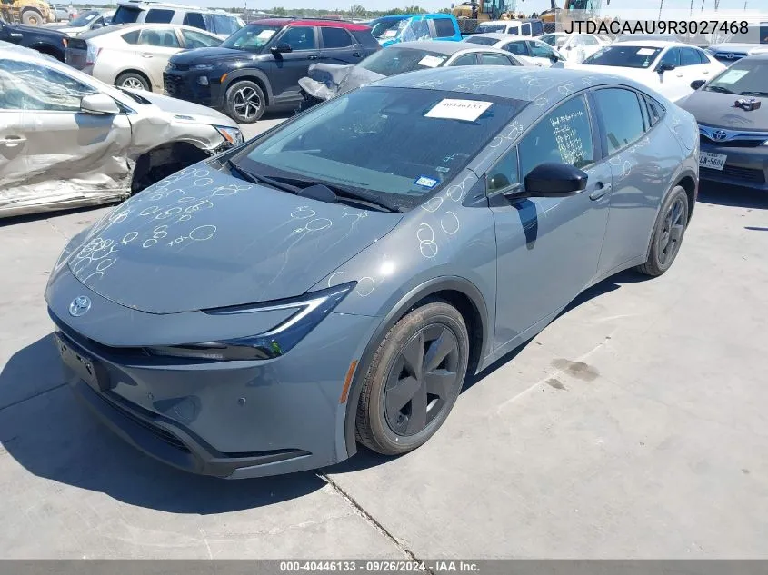 2024 Toyota Prius Le VIN: JTDACAAU9R3027468 Lot: 40446133