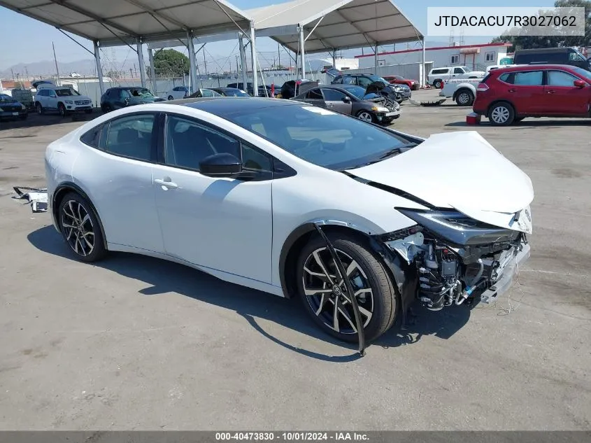 2024 Toyota Prius Prime Se/Xse/Xse Premium VIN: JTDACACU7R3027062 Lot: 40473830