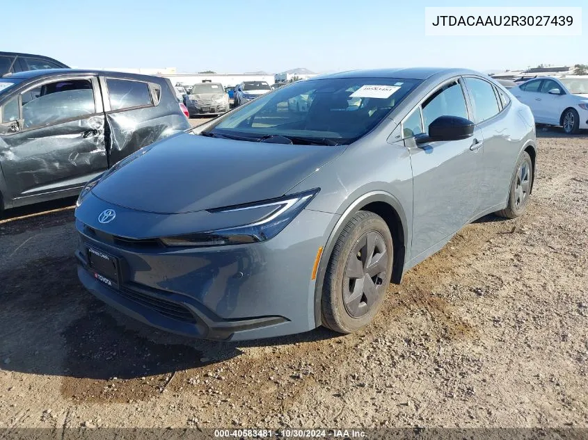 JTDACAAU2R3027439 2024 Toyota Prius Le