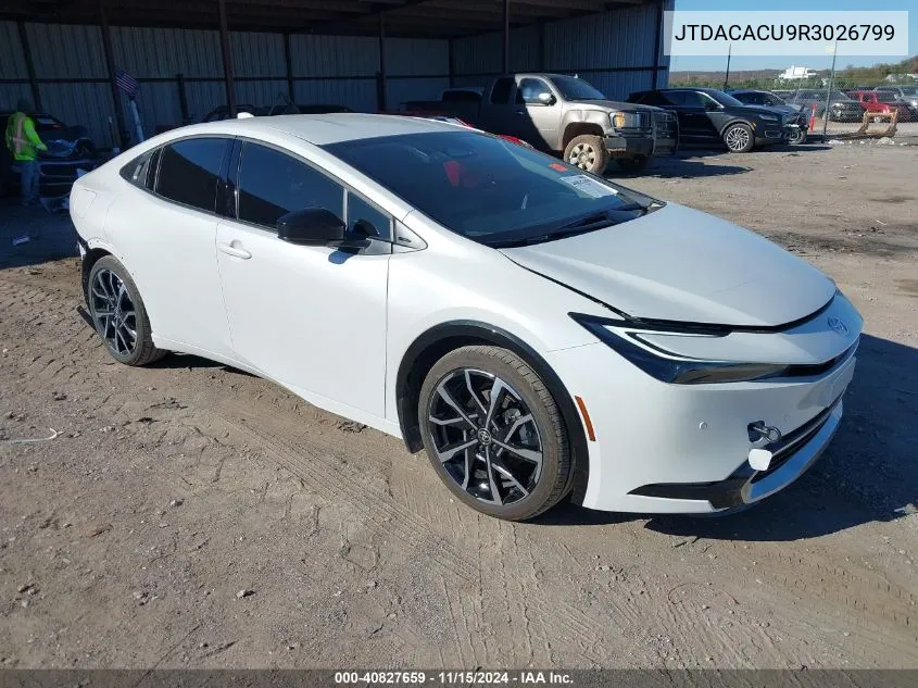 2024 Toyota Prius Prime Xse VIN: JTDACACU9R3026799 Lot: 40827659