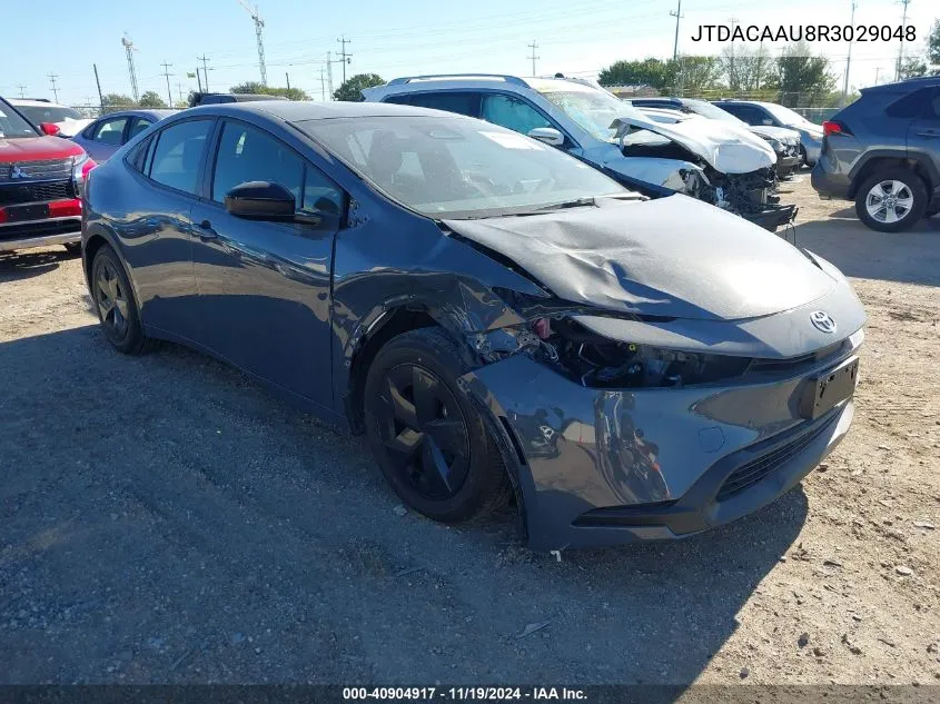 2024 Toyota Prius Le VIN: JTDACAAU8R3029048 Lot: 40904917