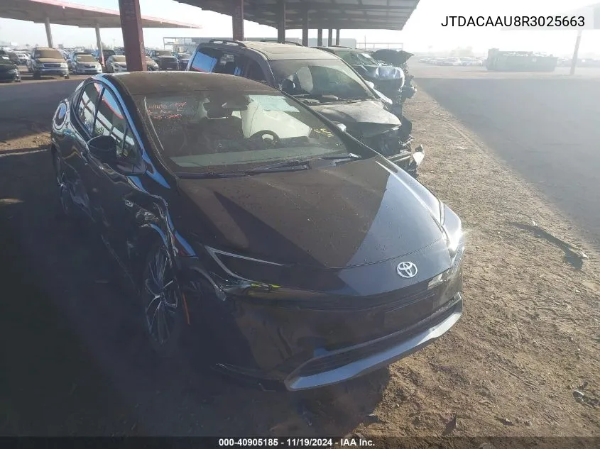 2024 Toyota Prius Xle VIN: JTDACAAU8R3025663 Lot: 40905185