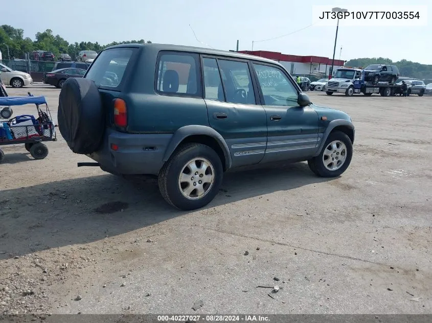 1996 Toyota Rav4 VIN: JT3GP10V7T7003554 Lot: 40227027