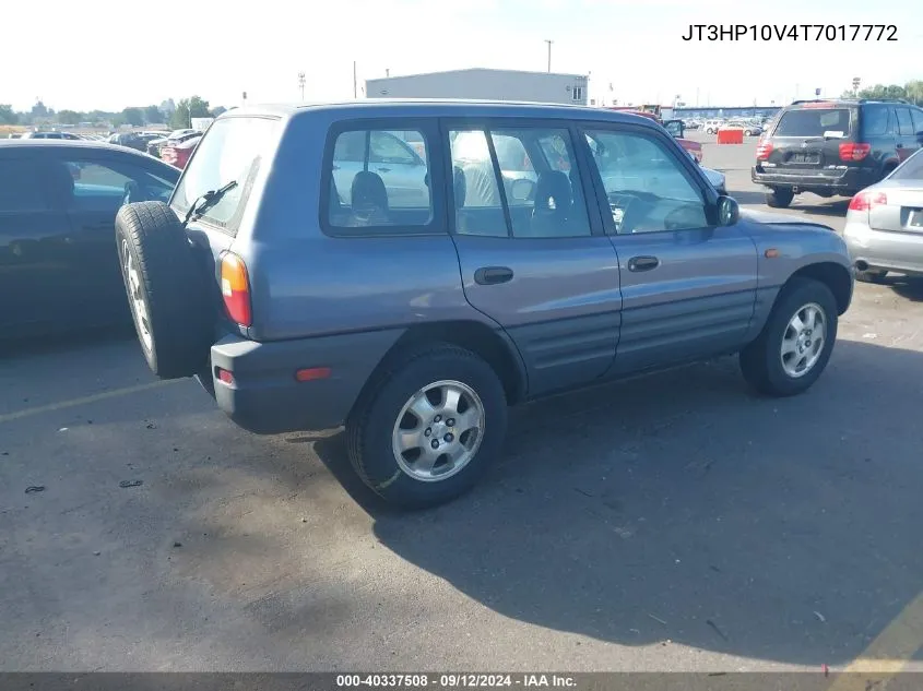 1996 Toyota Rav4 VIN: JT3HP10V4T7017772 Lot: 40337508