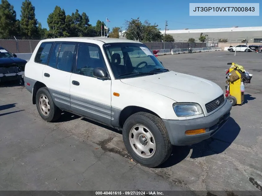 1996 Toyota Rav4 VIN: JT3GP10VXT7000843 Lot: 40461615