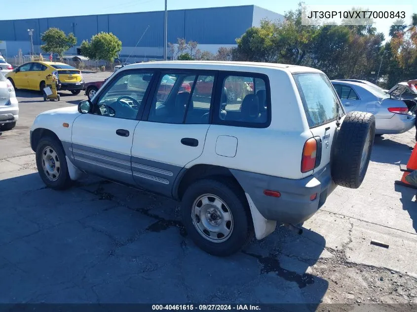 1996 Toyota Rav4 VIN: JT3GP10VXT7000843 Lot: 40461615