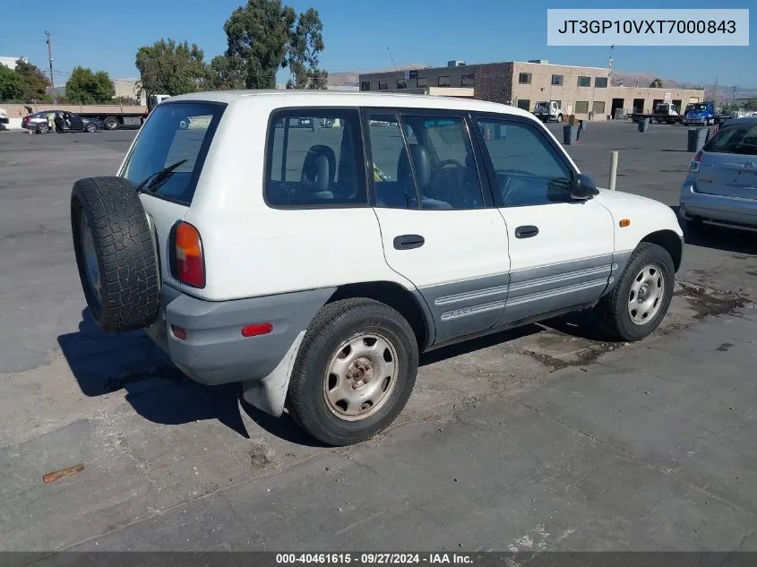 1996 Toyota Rav4 VIN: JT3GP10VXT7000843 Lot: 40461615