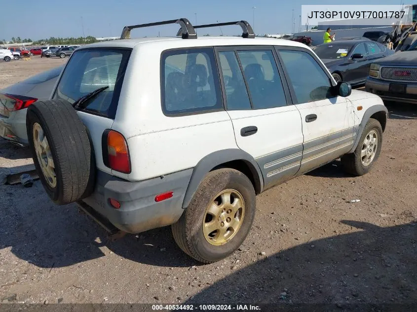 1996 Toyota Rav4 VIN: JT3GP10V9T7001787 Lot: 40534492