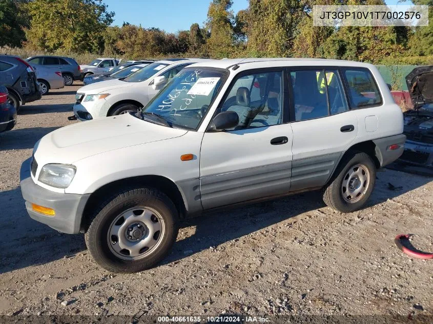 1996 Toyota Rav4 VIN: JT3GP10V1T7002576 Lot: 40661635