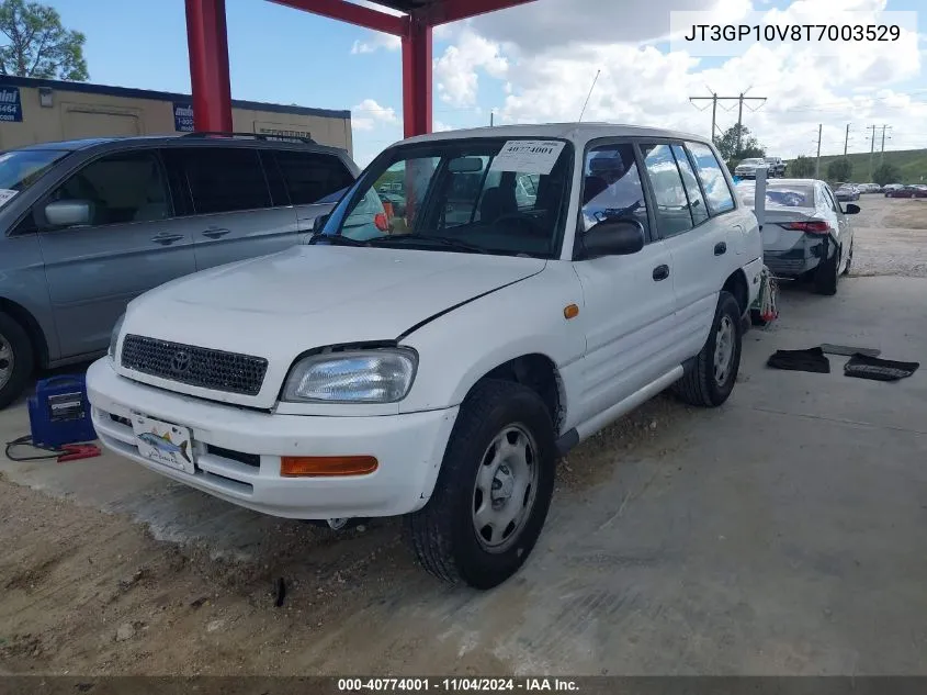 1996 Toyota Rav4 VIN: JT3GP10V8T7003529 Lot: 40774001