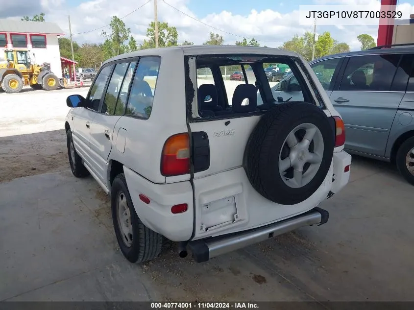 1996 Toyota Rav4 VIN: JT3GP10V8T7003529 Lot: 40774001