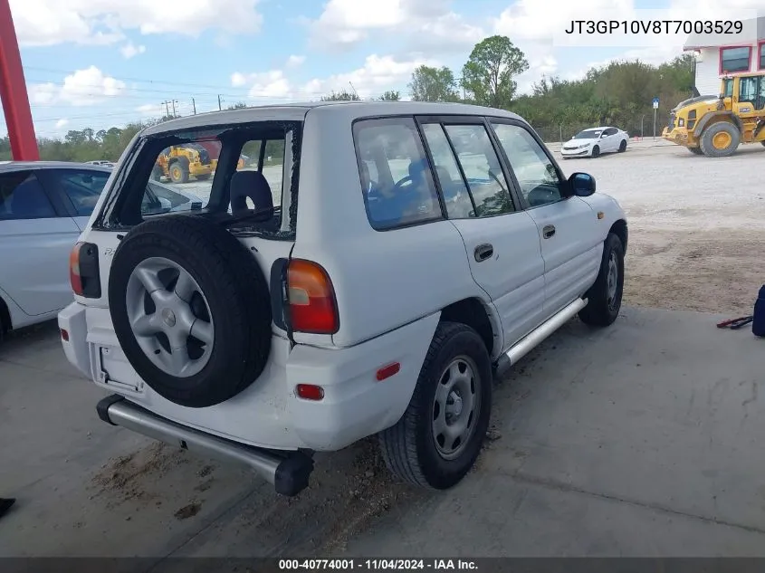 1996 Toyota Rav4 VIN: JT3GP10V8T7003529 Lot: 40774001