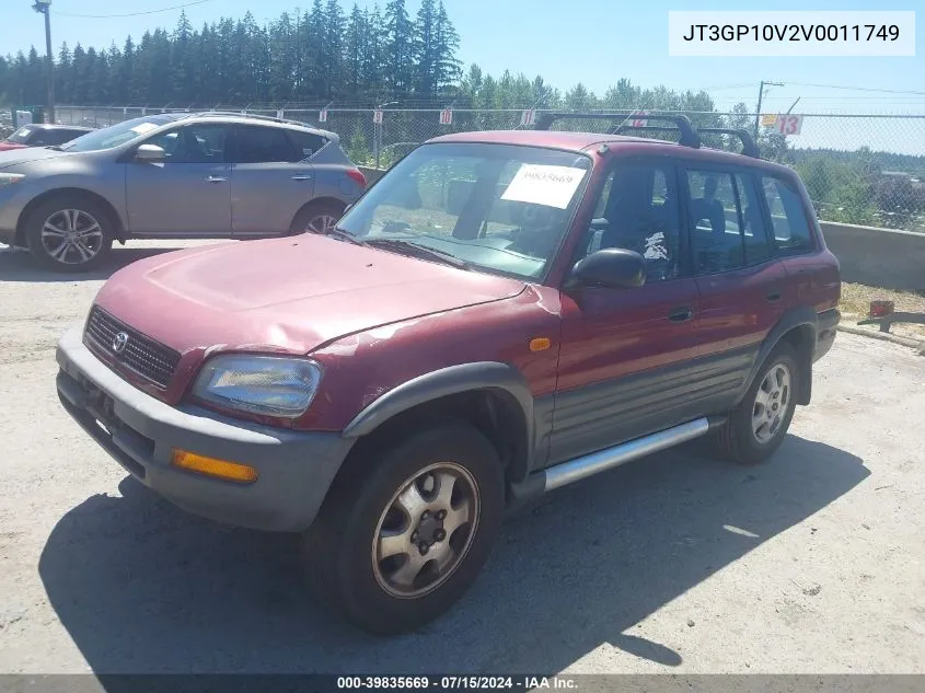 1997 Toyota Rav4 VIN: JT3GP10V2V0011749 Lot: 39835669