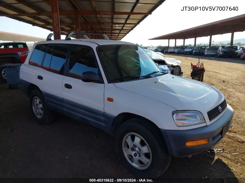 1997 Toyota Rav4 VIN: JT3GP10V5V7007640 Lot: 40315632