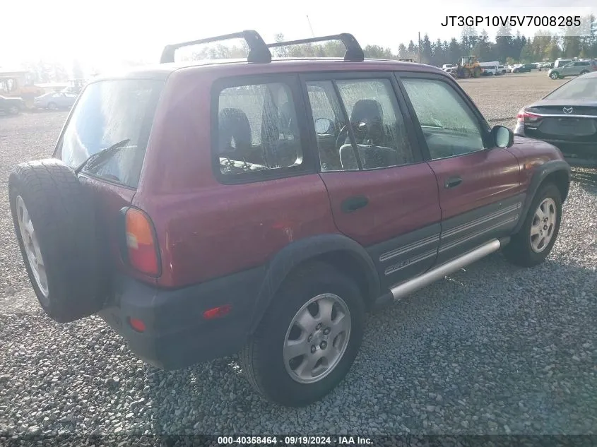 1997 Toyota Rav4 VIN: JT3GP10V5V7008285 Lot: 40358464