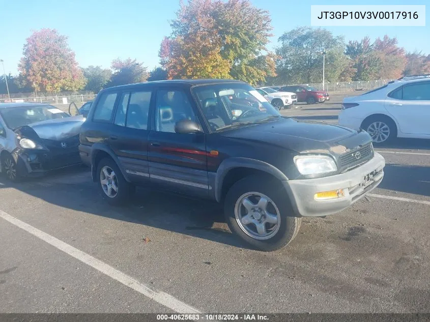 1997 Toyota Rav4 VIN: JT3GP10V3V0017916 Lot: 40625683