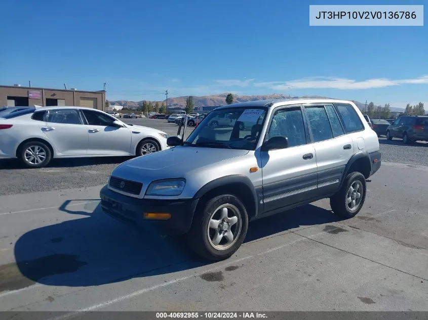 1997 Toyota Rav4 VIN: JT3HP10V2V0136786 Lot: 40692955