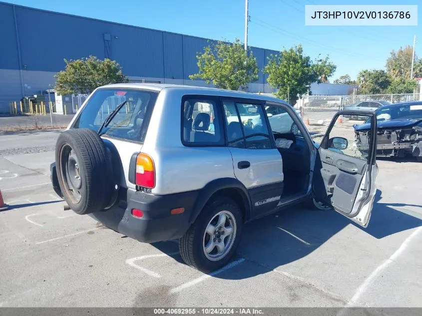 1997 Toyota Rav4 VIN: JT3HP10V2V0136786 Lot: 40692955