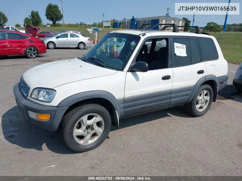 1998 Toyota Rav4 VIN: JT3HP10V3W0165635 Lot: 40253782