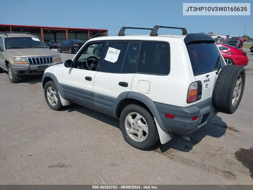 1998 Toyota Rav4 VIN: JT3HP10V3W0165635 Lot: 40253782