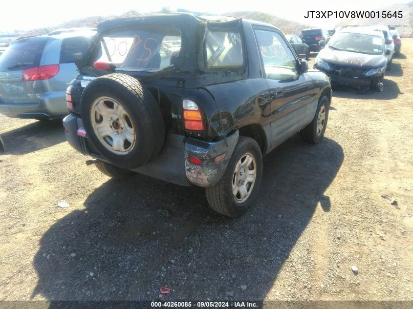 1998 Toyota Rav4 VIN: JT3XP10V8W0015645 Lot: 40260085