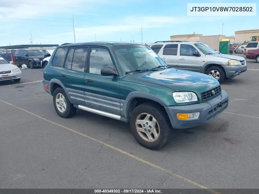 1998 Toyota Rav4 VIN: JT3GP10V8W7028502 Lot: 40349302