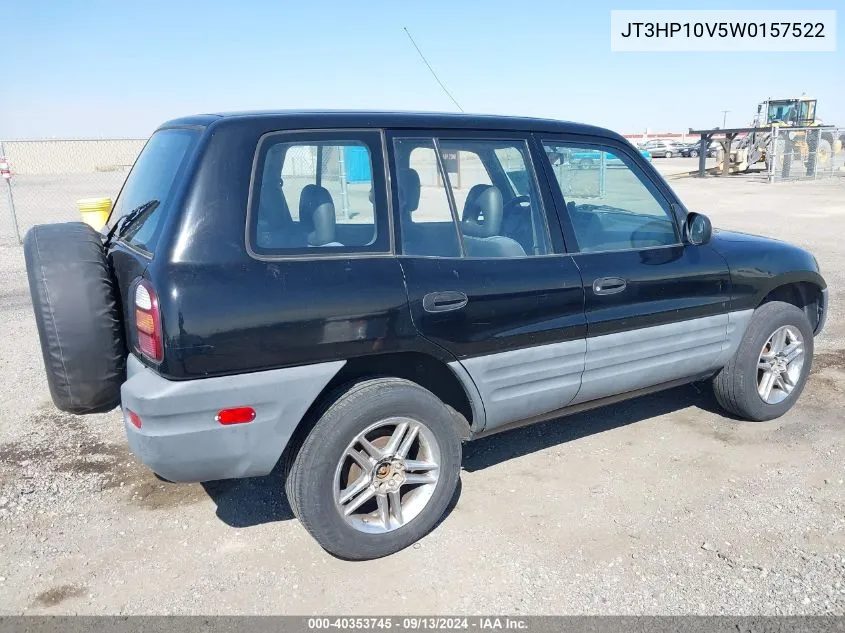 1998 Toyota Rav4 VIN: JT3HP10V5W0157522 Lot: 40353745