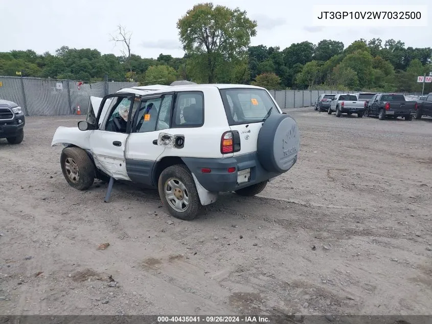 1998 Toyota Rav4 VIN: JT3GP10V2W7032500 Lot: 40435041