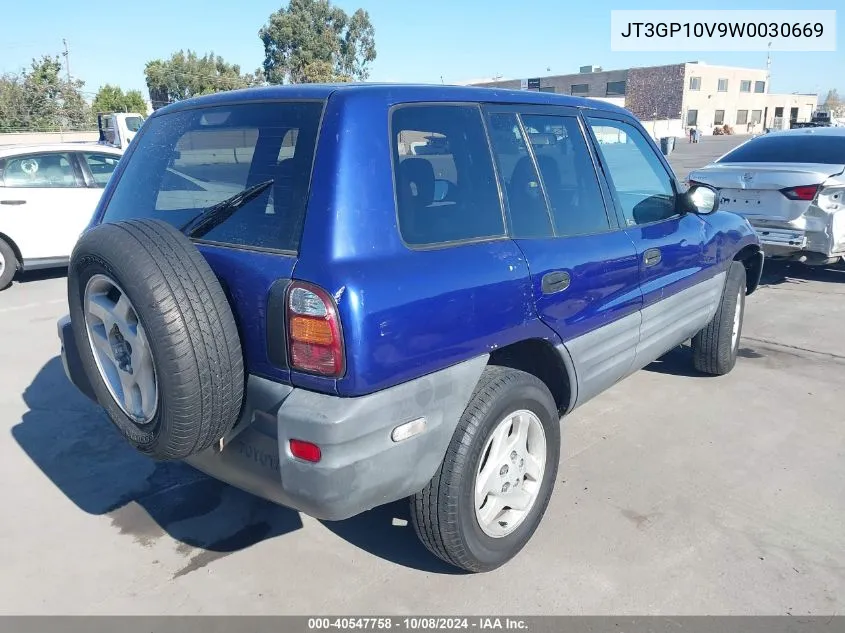 1998 Toyota Rav4 VIN: JT3GP10V9W0030669 Lot: 40547758