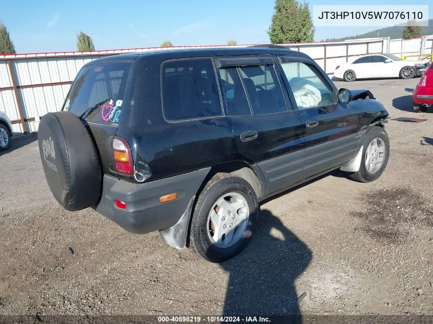 1998 Toyota Rav4 VIN: JT3HP10V5W7076110 Lot: 40598219