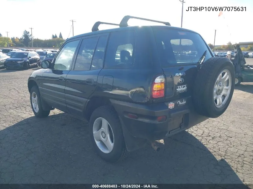 1998 Toyota Rav4 VIN: JT3HP10V6W7075631 Lot: 40688483