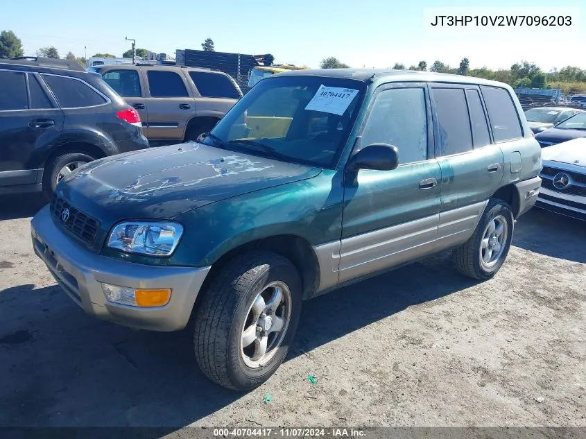 1998 Toyota Rav4 VIN: JT3HP10V2W7096203 Lot: 40704417