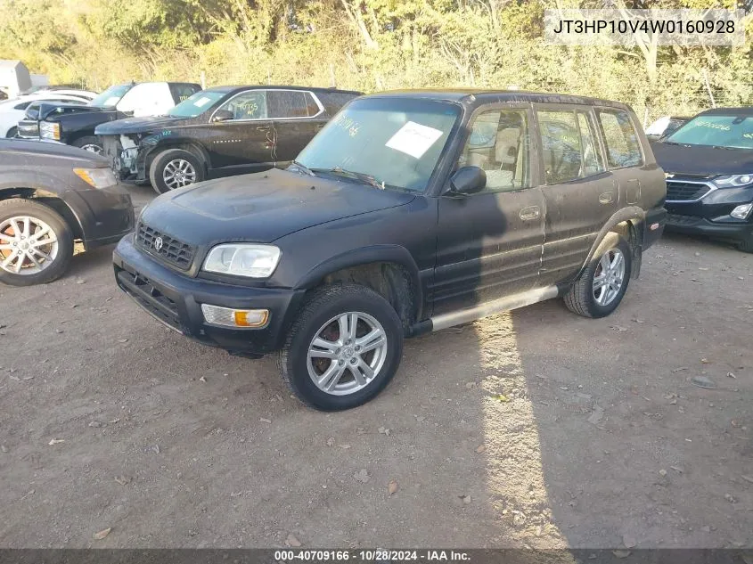 1998 Toyota Rav4 VIN: JT3HP10V4W0160928 Lot: 40709166