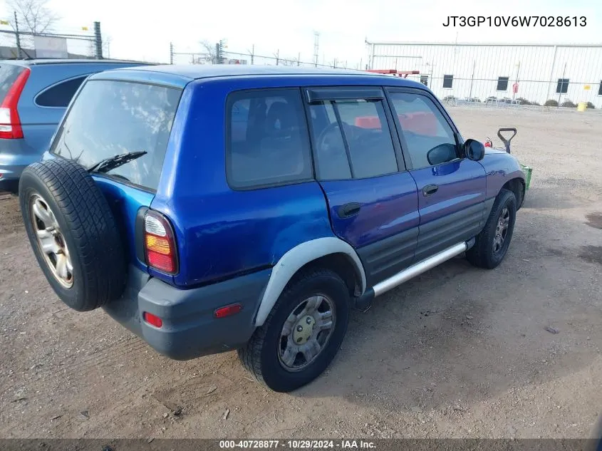 1998 Toyota Rav4 VIN: JT3GP10V6W7028613 Lot: 40728877