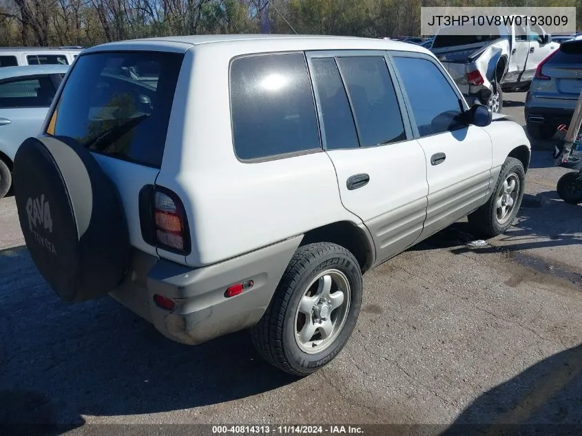 1998 Toyota Rav4 VIN: JT3HP10V8W0193009 Lot: 40814313