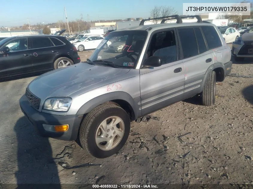 1998 Toyota Rav4 VIN: JT3HP10V6W0179335 Lot: 40859322