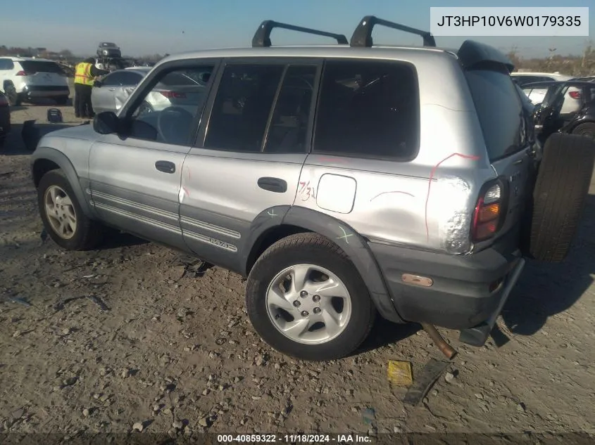 1998 Toyota Rav4 VIN: JT3HP10V6W0179335 Lot: 40859322