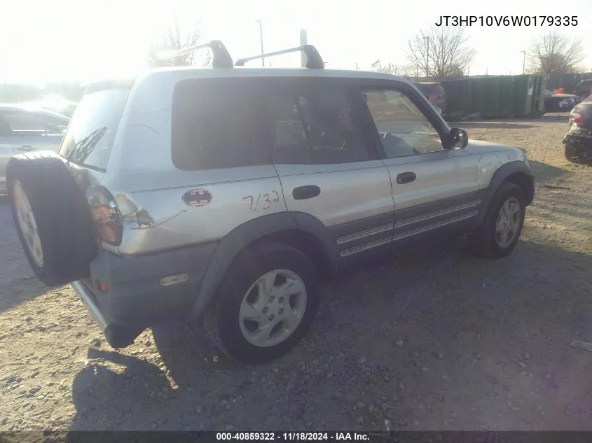 1998 Toyota Rav4 VIN: JT3HP10V6W0179335 Lot: 40859322