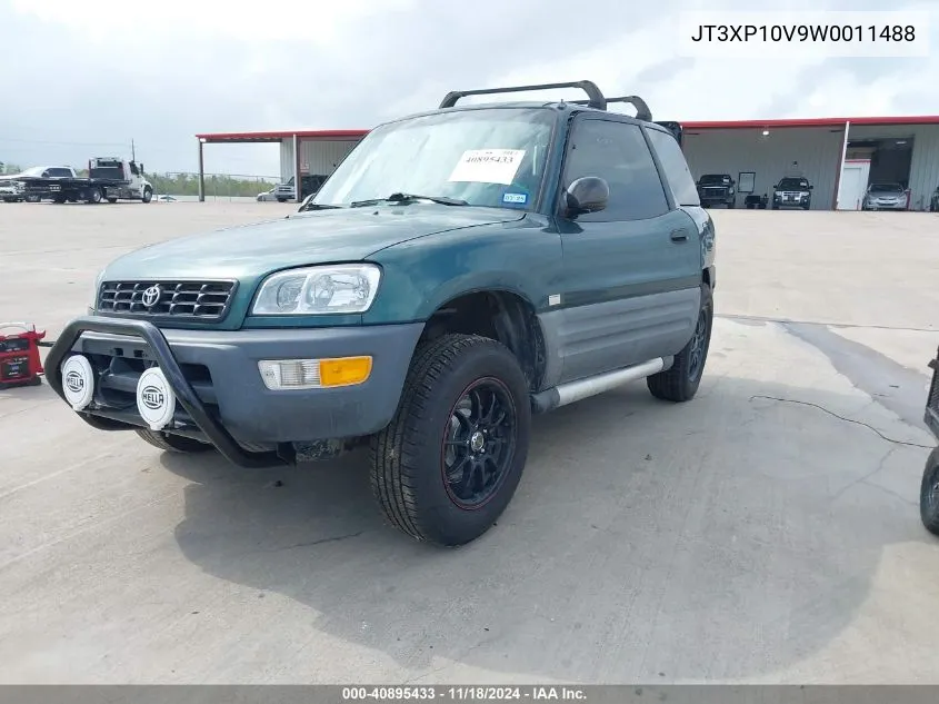 1998 Toyota Rav4 Hardtop VIN: JT3XP10V9W0011488 Lot: 40895433