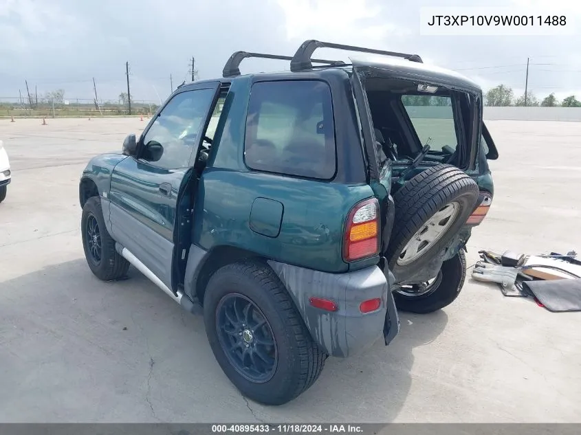 1998 Toyota Rav4 Hardtop VIN: JT3XP10V9W0011488 Lot: 40895433